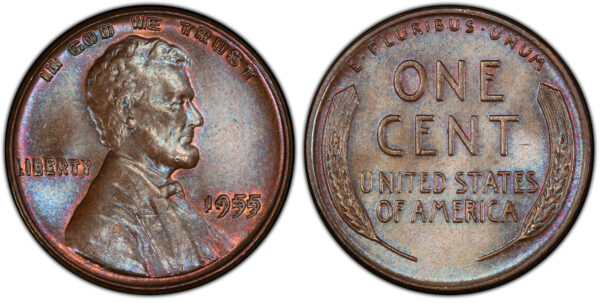 1955 wheat penny error