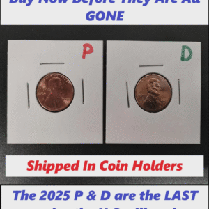 High graded Philadelphia and Denver 2025 Lincoln penny set